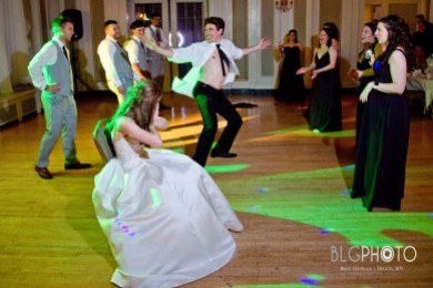 Bride and Groom at Greysolon Ballroom by Blackwoods in Duluth, MN.